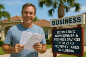 Projected Savings for Florida Homeowners and Businesses Without Property Taxes
